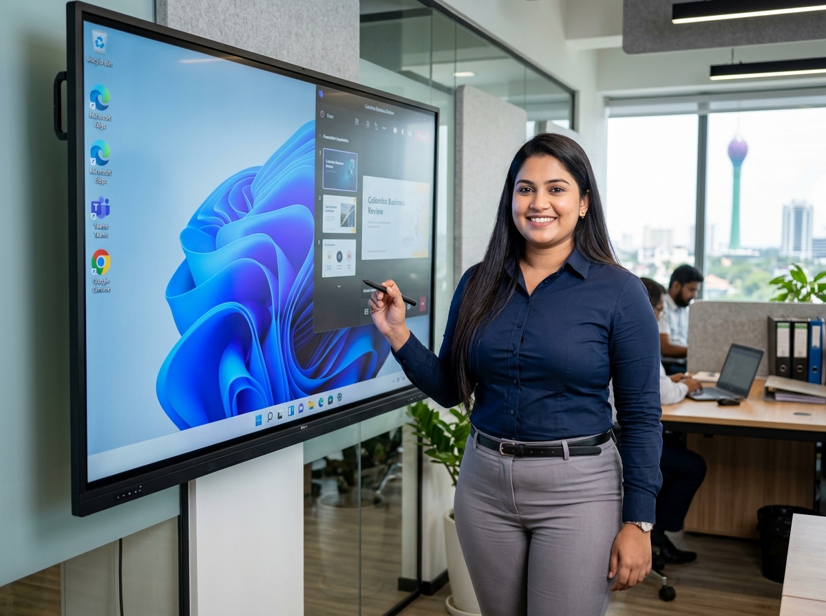 GOC Smartboards Sri Lanka. 4K interactive panels. 3 Year warranty.